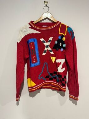 Vintage Spice Of Life Sweater No Sz Tag